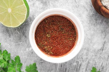 Mix taco seasoning ingredients