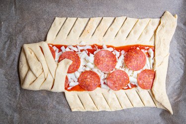 Crescent Roll Pizza Mummy Recipe