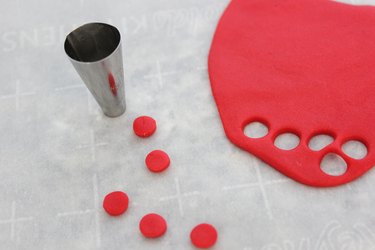 red fondant