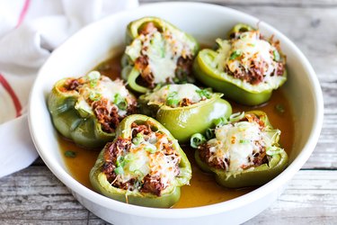 Sloppy Joe Stuffed Peppers