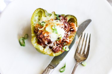 Sloppy Joe Stuffed Peppers