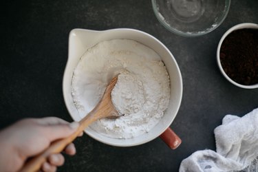 Stir the dry ingredients together until evenly combined.