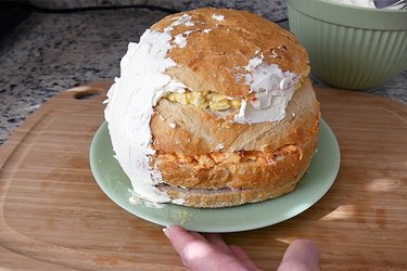 spread the cream cheese