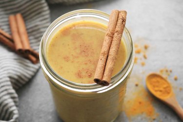 Golden milk turmeric tea