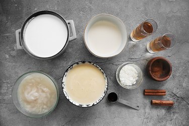 Coquito ingredients