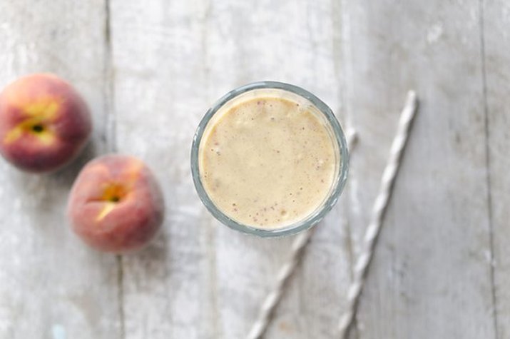 Sugar-Free Peaches and Cream Smoothie