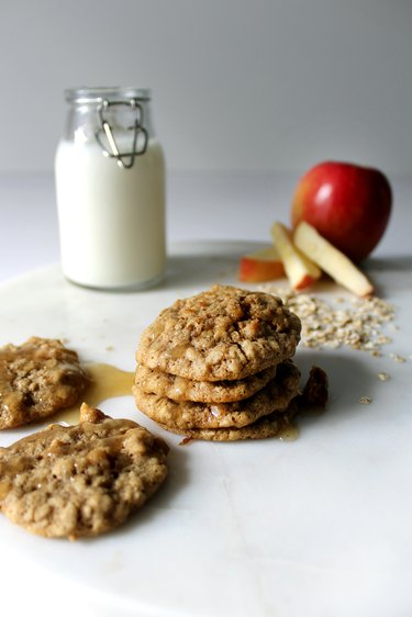 Learn how to make Apple Oatmeal Cookies With Brown Butter Icing