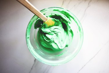 Dark green food coloring.