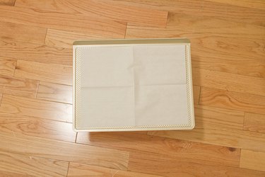 Unfold parchment paper