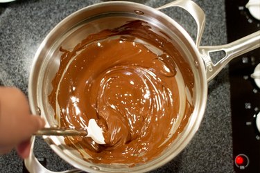 Stir chocolate