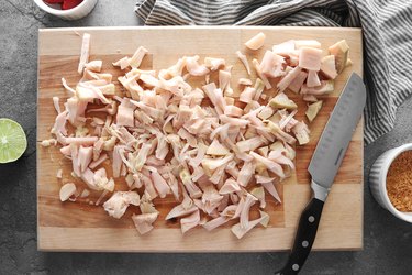 Slice the jackfruit