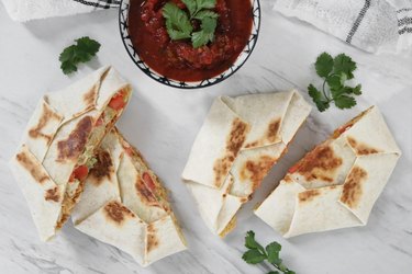 Vegan copycat Crunchwrap recipe