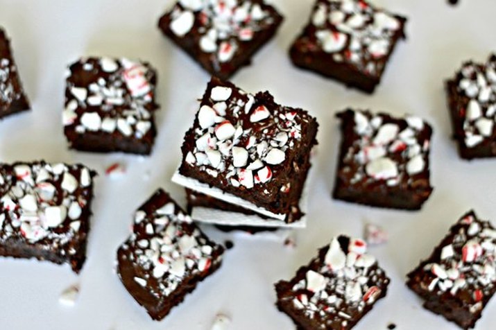 One-Bowl Peppermint Brownies