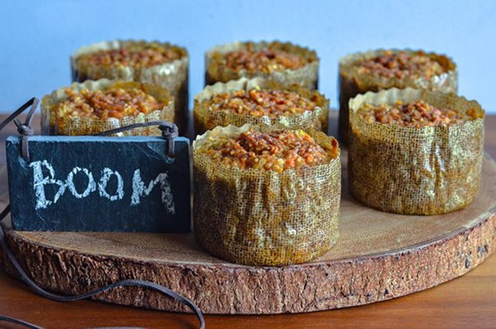 Protein-Loaded Sweet Potato & Oatmeal Mini Casserole