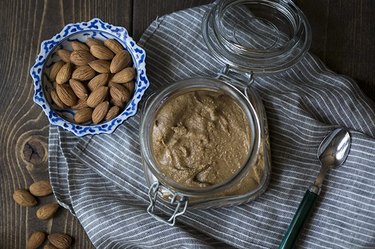 Homemade almond butter.