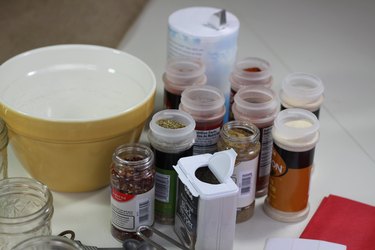 ingredients for DIY taco seasoning