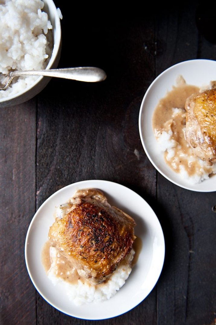 Skillet chicken.