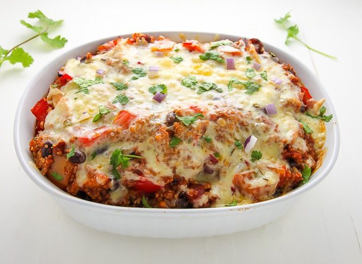 Southwest chicken casserole.