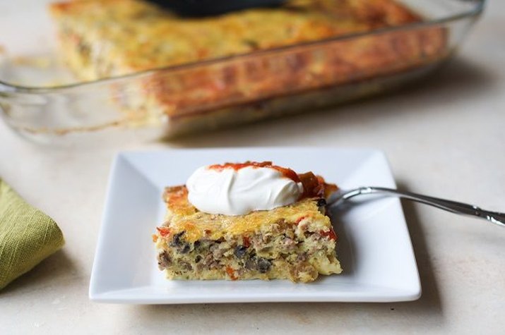 Low-carb breakfast casserole.